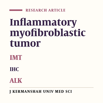 Immunohistochemistry of Inflammatory myofibroblastic tumors