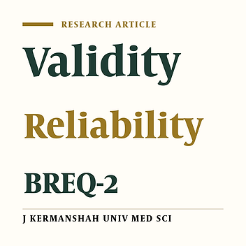Validity and Reliability of Questionnaire-2 of the Behavioral Regulations in Exercise in Iran