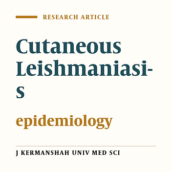 Epidemiological factors of cutaneous lieshmaniasis in  patients  reffered to health centers in Kermanshah province (2001 – 2006)