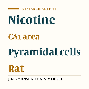 Morphological changes in hippocampus CA1 neurons after nicotine administration in rats
