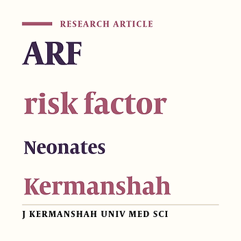 Prevalence of acute renal failure in neonates admitted to Kermanshah Razi Hospital (2003-2004)