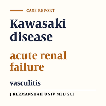 Kawasaki Syndrome with Acute Renal Failure Presentation