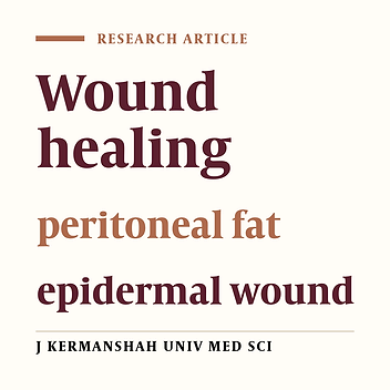 Peritoneal Effects of Fat on the Microscopic Changes in the Wounds Healing Process in the Animal Model