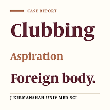 Coexistence of Foreign Body Aspiration with Clubbing