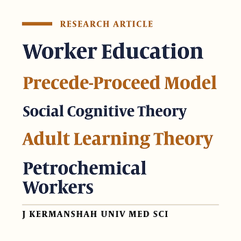 The Effect of Composed Precede-Proceed Model, Social Cognitive and Adult Learning Theories to Promote Safety Behaviors in Employees