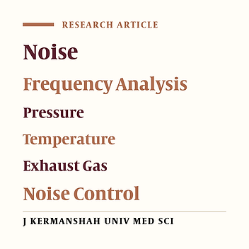 Noise Emitted from Motorcycle Exhaust and its Control