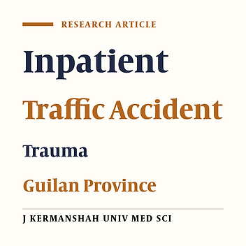 Epidemiology of Injuries and their Causes among Traumatic Patients Admitted into Poursina Hospital, Rasht (second half of the year 2005)