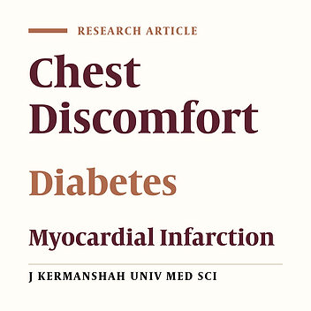 Comparison between Chest Discomfort and Type of Acute Myocardial Infarction in Patients with or without Diabetes Mellitus