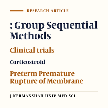 Application of Group Sequential Methods to Clinical Trial