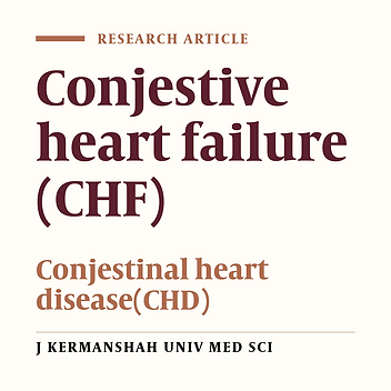 Pervalence of the Ethiology of CHF among Patients Admitted at Shahid Beheshti Heart Center