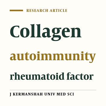 Comparing the anti-type 2 collagen antibody titer  in rheumatoid factor negative vs. rheumatoid factor positive sera