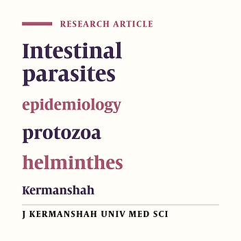 Frequency of parasitic infections in patients referred to Special clinic of Kermanshah University of Medical Sciences  in years 1995-99