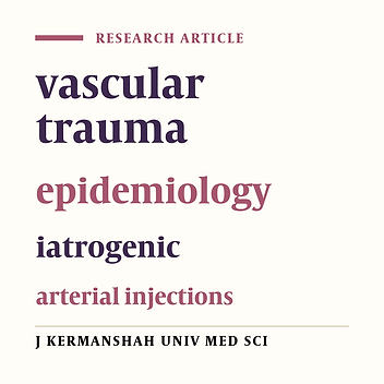Vascular trauma:  Characteristics of patients and results of treatment