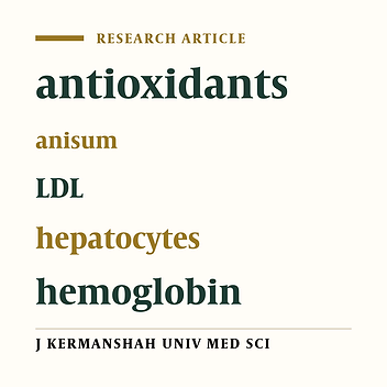 Antioxidant effect of pimpinella anisum and cinnamomum zeylanicum on cell membrane of hepatocytes, LDL, and nonenzymatic glycosylation of hemoglobin