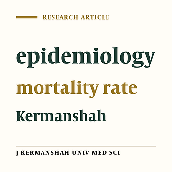 Mortality rates in Kermanshah province – 2000