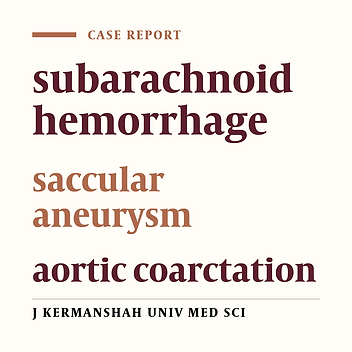 Subarachnoid Hemorrhage in a patient with Aortic Coarctation, a Case Report