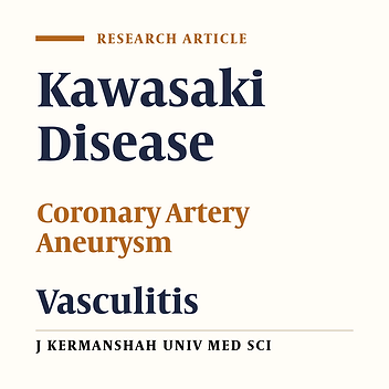 Characteristics of Kawasaki Patients in Kermanshah Hospitals During 1997-2002