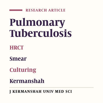 Cover image of the article: Evaluating Diagnostic Role of High Resolution Computerized Tomography in Active Pulmonary Tuberculosis