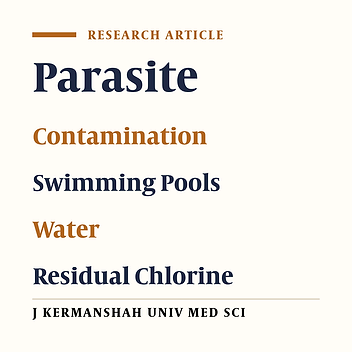 Parasitic Contamination and Some Physio-Chemical Parameters of Indoor Swimming Pools in Urmia(2002)