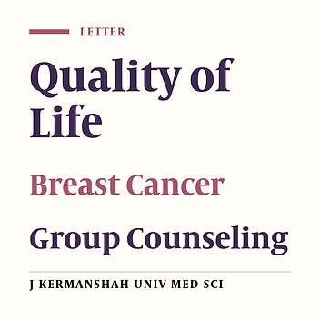 The effects of Group counseling on Symptom Scales of QOL in patients with Breast Cancer Treated by Chemotherapy