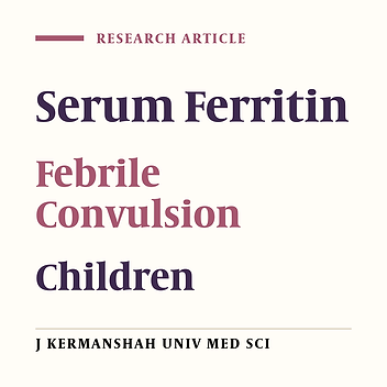 Ferritin Level in Children with and without Febrile Convulsion