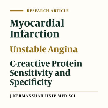 Quantitative CRP Value in Assessing Myocardial Infarction of Unstable Angina Patients