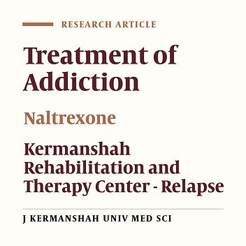 Naltrexone Therapy and Relapse Rates of Opioid Dependent Individuals