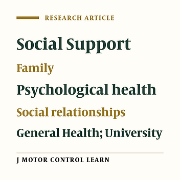Cover image of the article: The Effect of Perceived Social Support on the Quality of Life of Physical Education Students with the Mediating Role of Self-Esteem