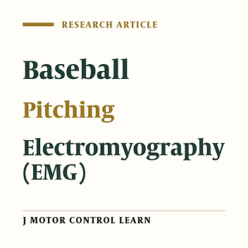 The Effects of a J-Band Warm-up on Muscle Activity of Colligate Baseball Players during Pitching