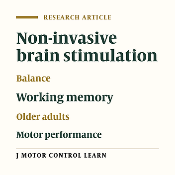 A Selected Balance Exercise Combined with Anodal tDCS Was Beneficial in Balance Performance but not in Working Memory in Healthy Older Adults