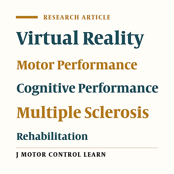 Comparison of an Eight-week Training Program with and without Virtual Reality on Motor and Cognitive Performance of Women with Multiple Sclerosis