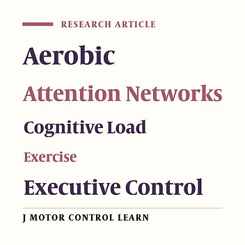 The Effect of Physical Activity with Different Levels of Cognitive Load on Executive Control Network of Attention in Youth