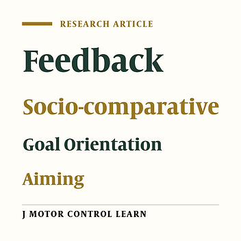 The Effect of Normative Feedback on Goal Orientation and Learning of Dart Throwing