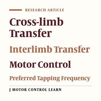 Twenty Seconds of Finger Tapping: A Borderland for Contralateral Transfer of Repeated Bout Rate Enhancement