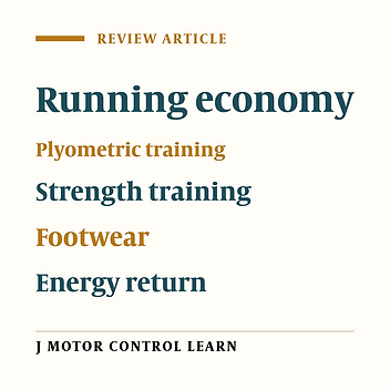 Effect of Different Intervention on Running Economy - A Systematic Review of the Literature