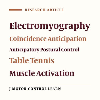 Expertise Influence on Anticipatory Postural Adjustment under Different Temporal Pressure