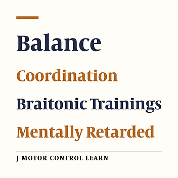 Effect of Training on the Balance and Coordination of the Mentally Retarded Children