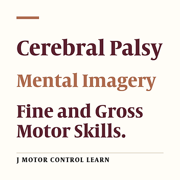 Impact of Mental Imagery Training on the Upper Limb Functions and Motor Skills in Children with Cerebral Palsy