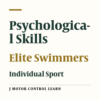 Psychological Skills Profile of Iranian Elite Swimmers