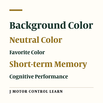 Does Red Background Color Enhance Short-term Memory or Blue?