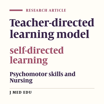 Two Approaches To Teaching/Learning Nursing Psychomotor Skills: Self Directed/Paced Learning And Lecture/Demonstration-Based Instruction