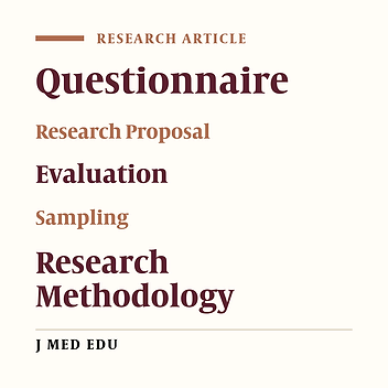 Evaluation Of The Approved Research Proposals In Harnedan University Of Medical Sciences