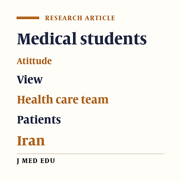 Clerkship Students' Attitudes Towards Patients And Health Care Personnel: Implications For Medical Education