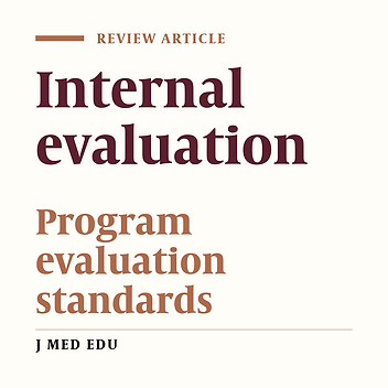 An Overview Of Internal Evaluation In Medical Universities And Its Consistency With Evaluation Standards