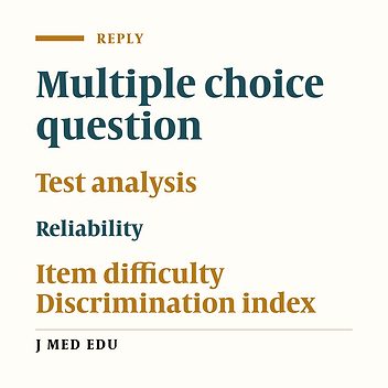 Analytic Assessment Of Multiple-Choice Tests