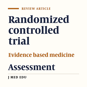 Cover image of the article: Randomized Controlled Trials As Sources Of Information In Evidence Based Medicine