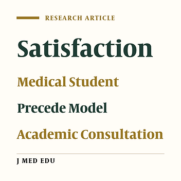 The Effect Of An Educational Program Based On The Precede Model On The Level Of Academic Consultants' Ability And Students' Satisfaction