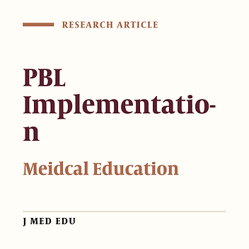 Feasibility Of Pbl Implementation In Clinical Courses Of Nursing And Midwifery From The Viewpoints Of Faculty Members Of Tabriz University Of Medical Sciences