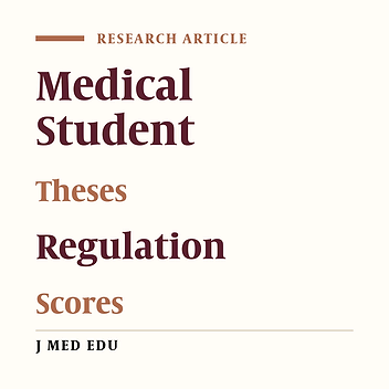 The Relation Between Executing Of Thesis Policies And Medical Student's Theses Quality In Type Medical Faculties Of Iran