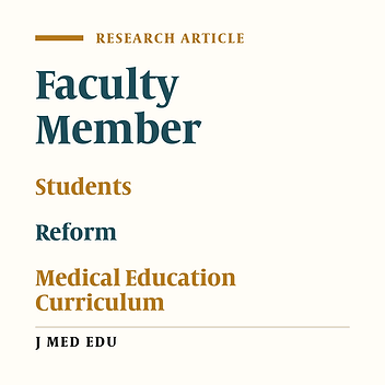 Comparison Of The Student’s And Faculty Members’ Opinions About Reform In Gp Education In Hamedan, Lorestan And Ahvaz Universities Of Medical Sciences – 2003